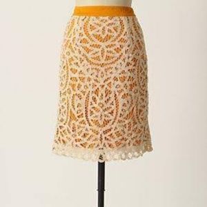 Anthropologie Odille pencil skirt